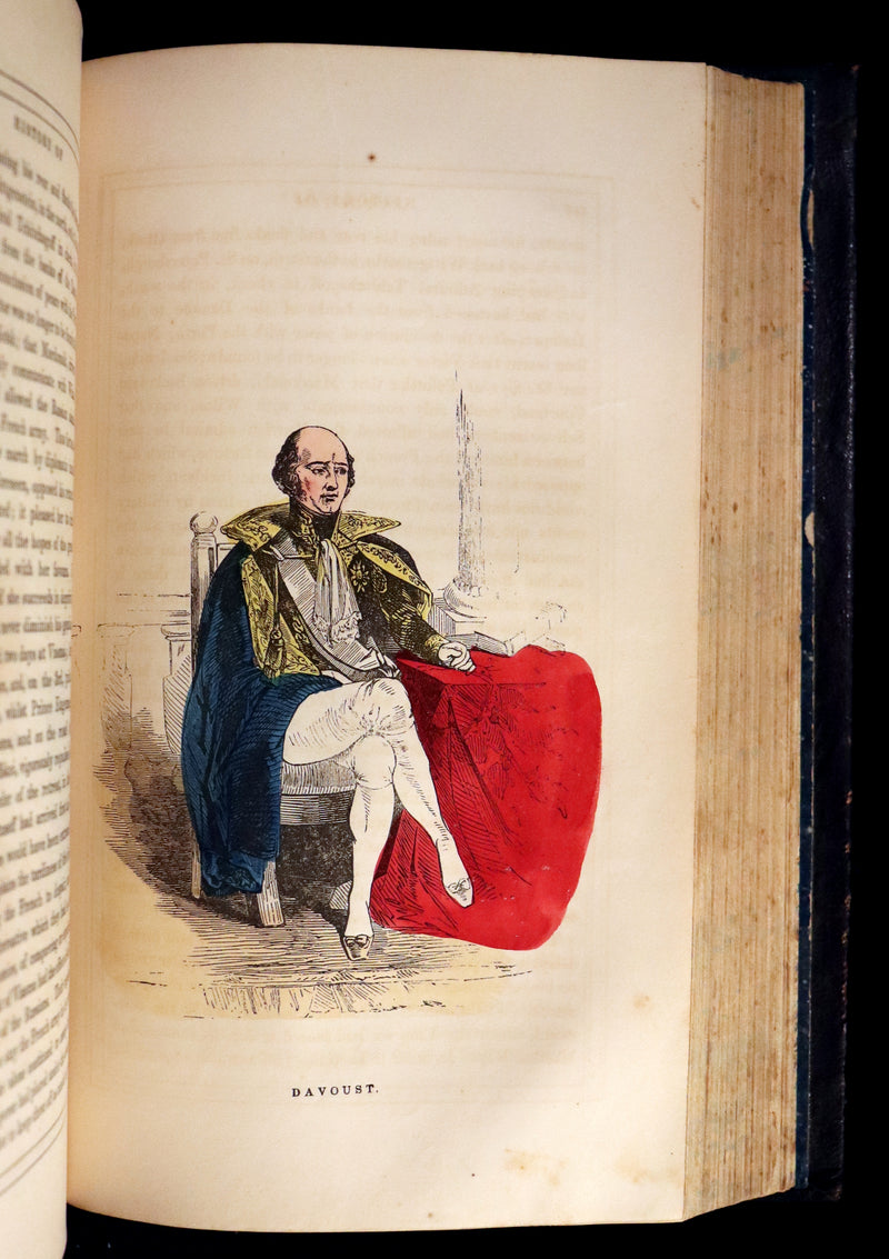 1850 Rare Book ~ History of NAPOLEON by Laurent de l'Ardeche, illustrated by Horace Vernet.