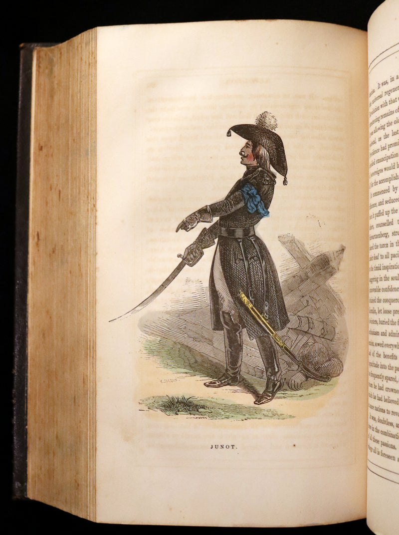 1850 Rare Book ~ History of NAPOLEON by Laurent de l'Ardeche, illustrated by Horace Vernet.