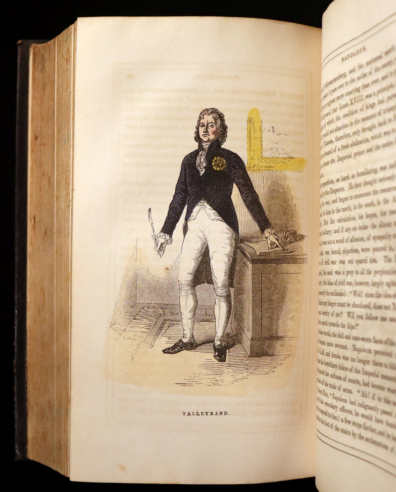 1850 Rare Book ~ History of NAPOLEON by Laurent de l'Ardeche, illustrated by Horace Vernet.