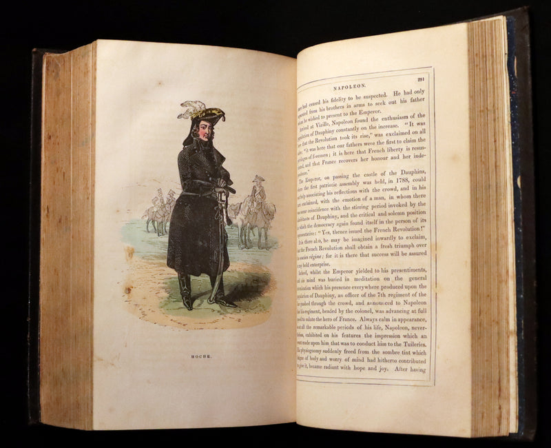 1850 Rare Book ~ History of NAPOLEON by Laurent de l'Ardeche, illustrated by Horace Vernet.