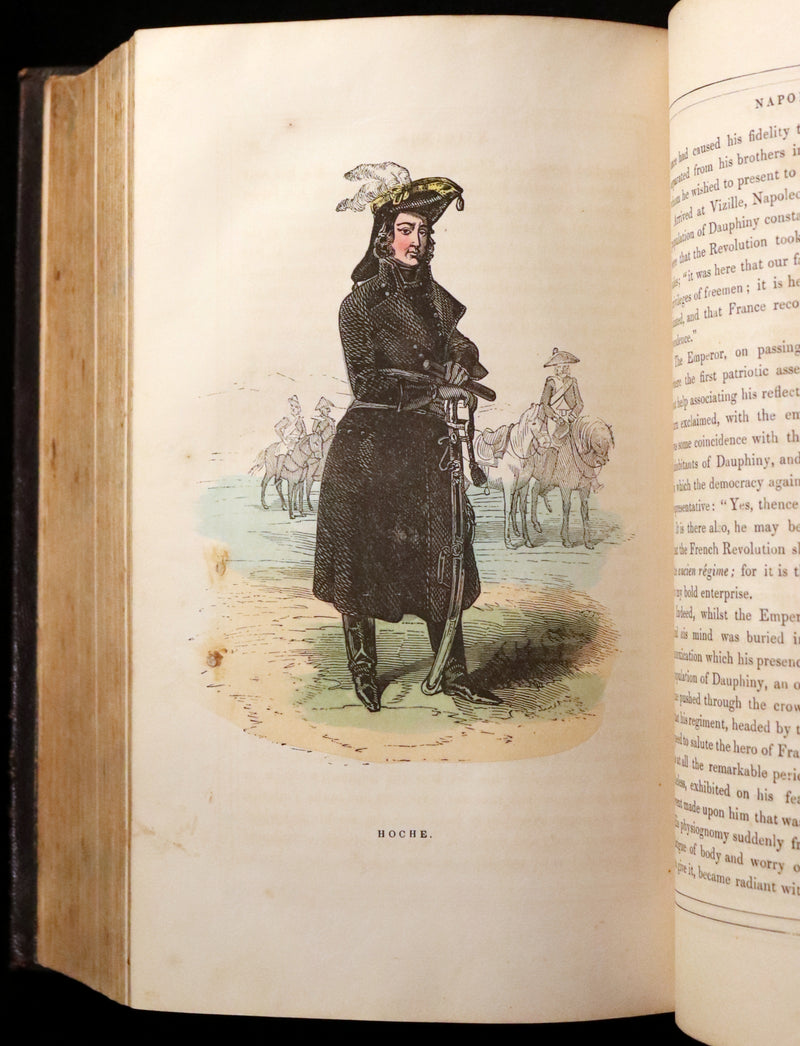 1850 Rare Book ~ History of NAPOLEON by Laurent de l'Ardeche, illustrated by Horace Vernet.