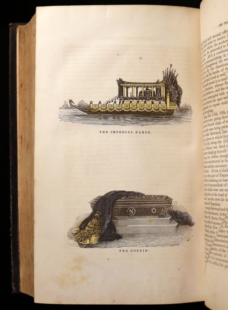 1850 Rare Book ~ History of NAPOLEON by Laurent de l'Ardeche, illustrated by Horace Vernet.