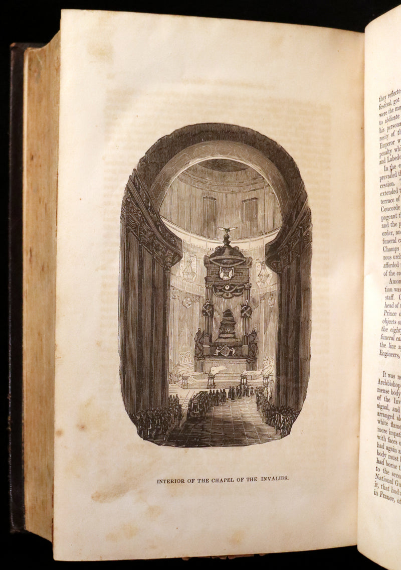 1850 Rare Book ~ History of NAPOLEON by Laurent de l'Ardeche, illustrated by Horace Vernet.