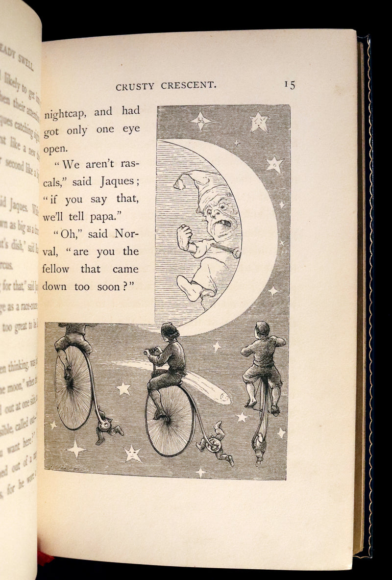 1877 First Edition bound by Root & Son - Our Trip to Blunderland illustrated by Charles Doyle.