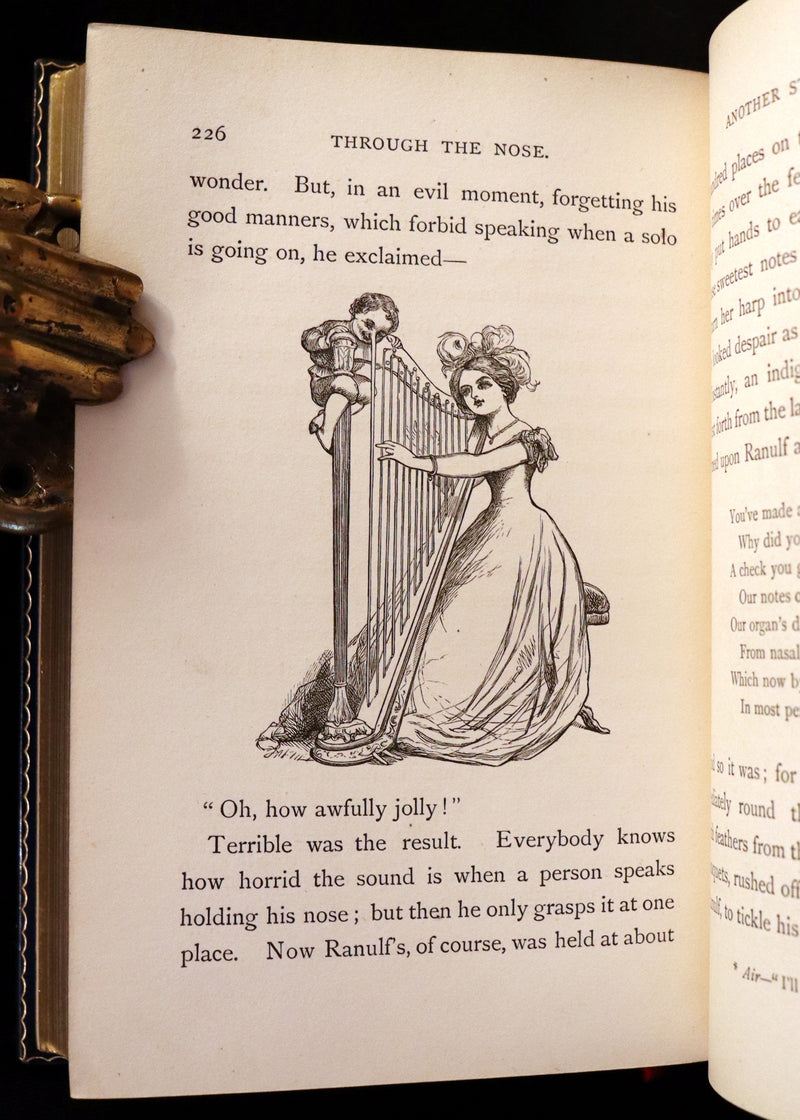 1877 First Edition bound by Root & Son - Our Trip to Blunderland illustrated by Charles Doyle.