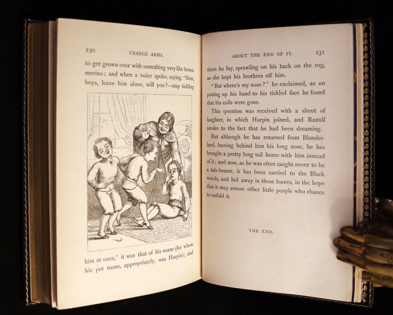 1877 First Edition bound by Root & Son - Our Trip to Blunderland illustrated by Charles Doyle.