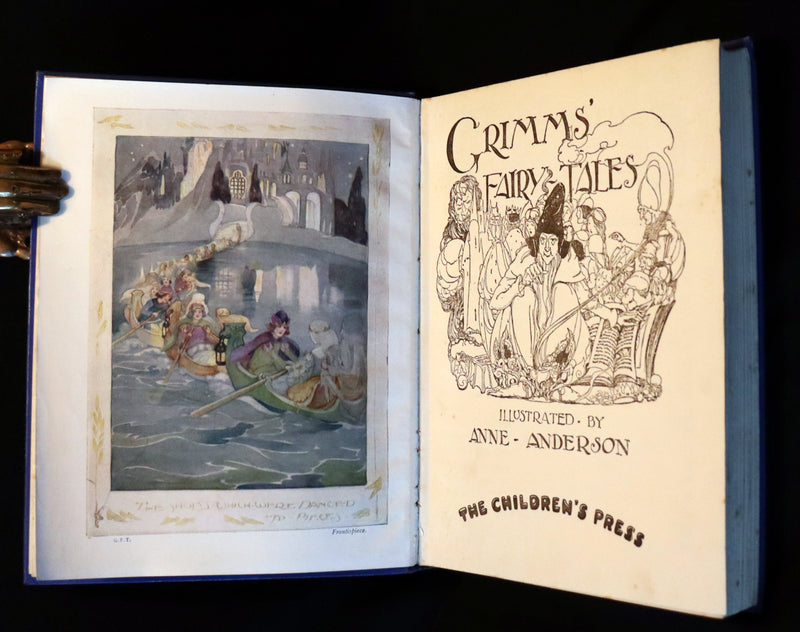 1920 Scarce Edition - Grimm's Fairy Tales illustrated by ANNE-ANDERSON.