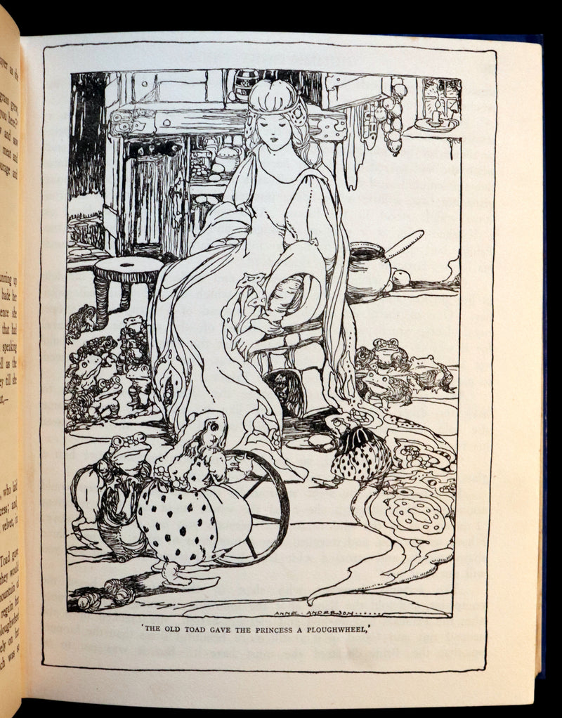 1920 Scarce Edition - Grimm's Fairy Tales illustrated by ANNE-ANDERSON.