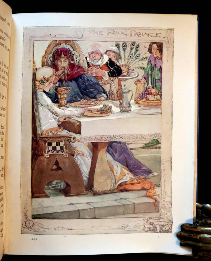1920 Scarce Edition - Grimm's Fairy Tales illustrated by ANNE-ANDERSON.