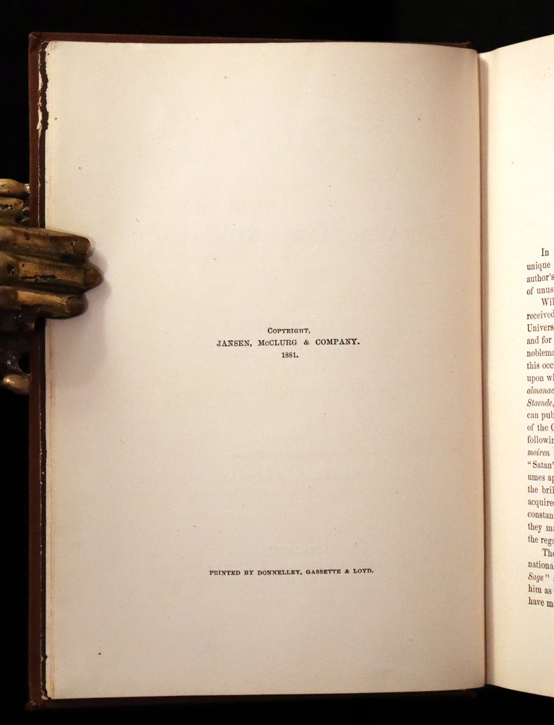 1882 Scarce Victorian Book - HAUFF'S Fairy Tales, Tales of the Caravan, Inn, and Palace. Illustrated.
