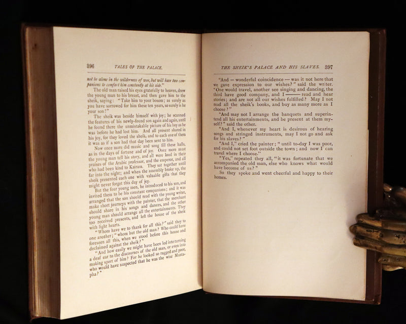 1882 Scarce Victorian Book - HAUFF'S Fairy Tales, Tales of the Caravan, Inn, and Palace. Illustrated.