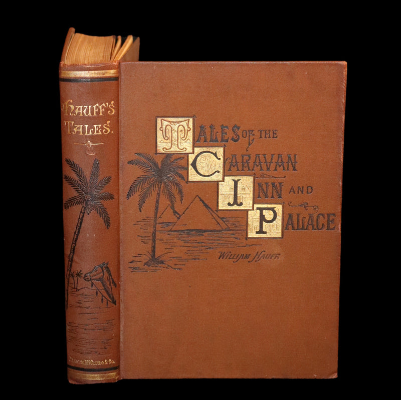 1882 Scarce Victorian Book - HAUFF'S Fairy Tales, Tales of the Caravan, Inn, and Palace. Illustrated.