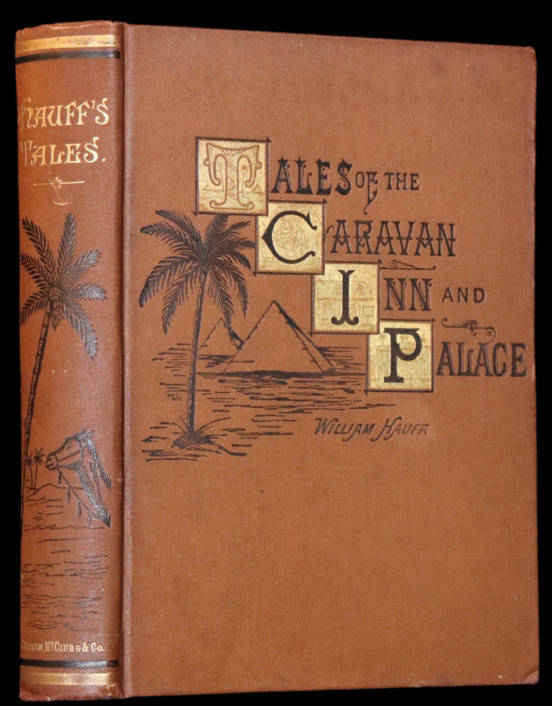 1882 Scarce Victorian Book - HAUFF'S Fairy Tales, Tales of the Caravan, Inn, and Palace. Illustrated.
