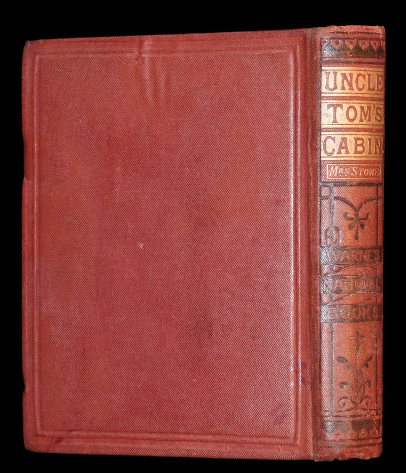 1890 Rare Book ~ Uncle Tom's Cabin by Harriet Beecher Stowe. Color illustrated.