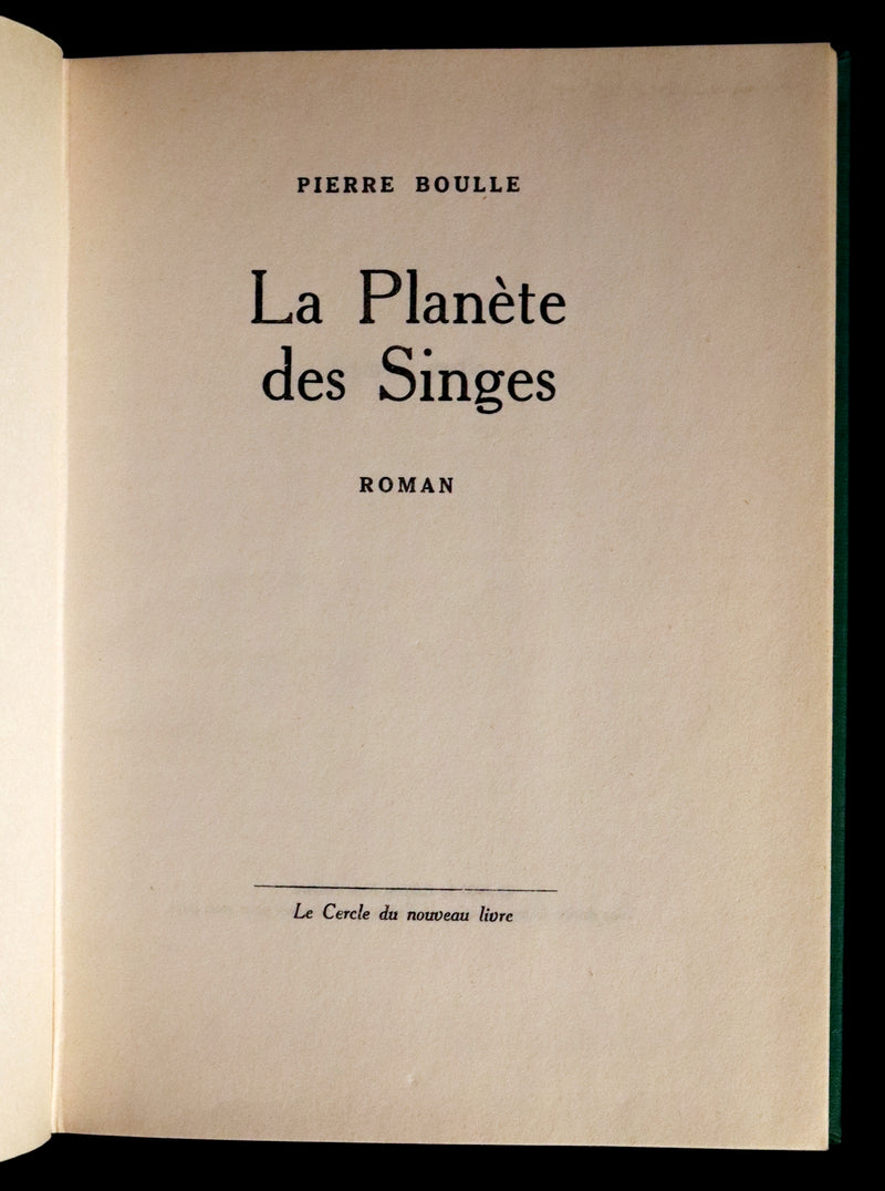 1963 Rare First Limited Edition #916 - La Planete des Singes (The Planet of the Apes) by Pierre Boulle.