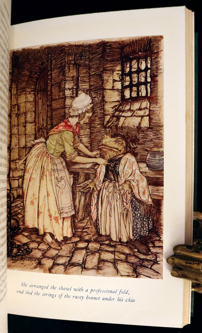 1959 Book bound by Cottage Bindery - The WIND IN THE WILLOWS illustrated by RACKHAM.