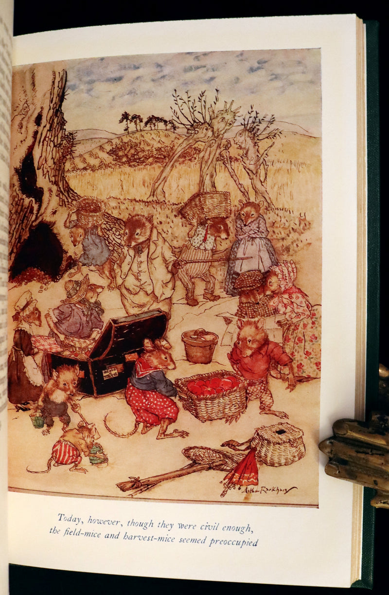 1959 Book bound by Cottage Bindery - The WIND IN THE WILLOWS illustrated by RACKHAM.