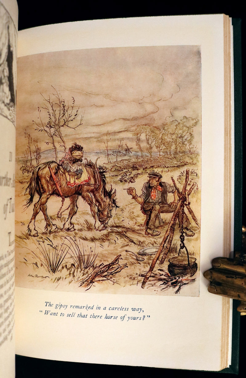 1959 Book bound by Cottage Bindery - The WIND IN THE WILLOWS illustrated by RACKHAM.