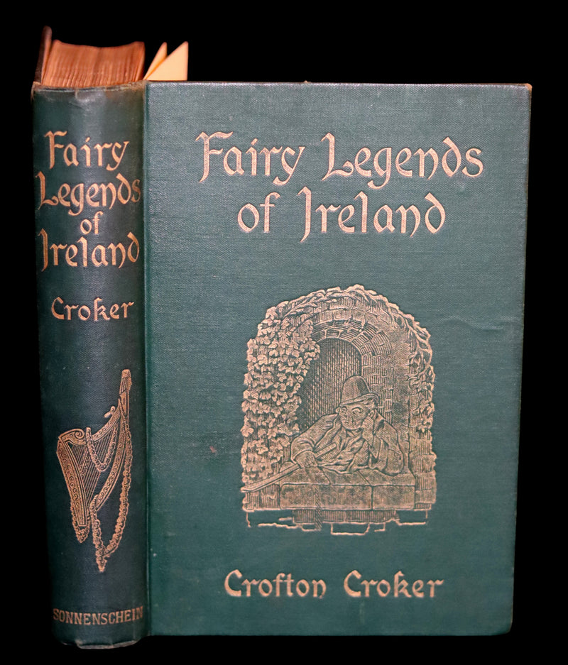 1902 Scarce Book - Fairy Legends and Traditions of the South of Ireland by T. Crofton Croker.