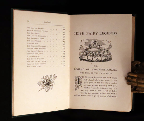 1902 Scarce Book - Fairy Legends and Traditions of the South of Ireland by T. Crofton Croker.