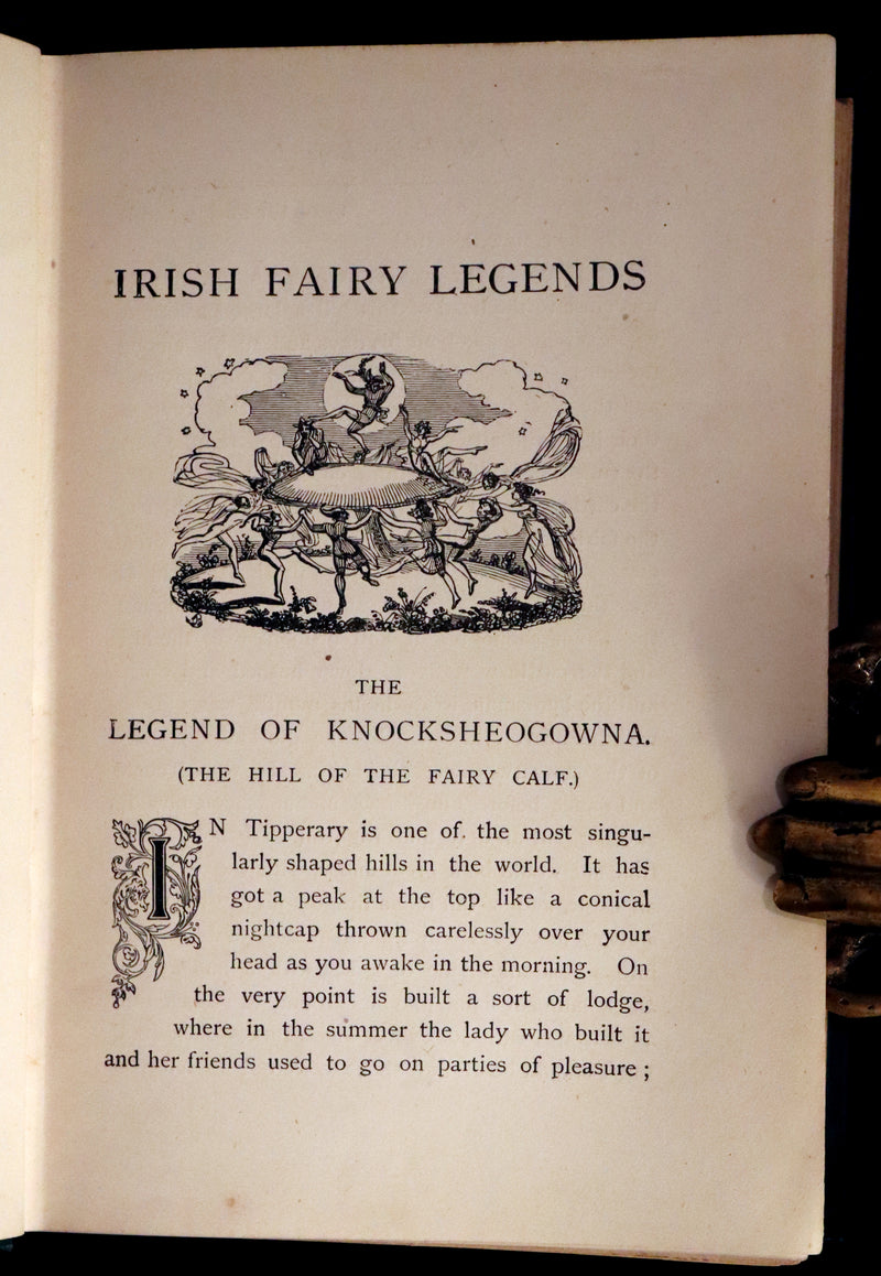 1902 Scarce Book - Fairy Legends and Traditions of the South of Ireland by T. Crofton Croker.