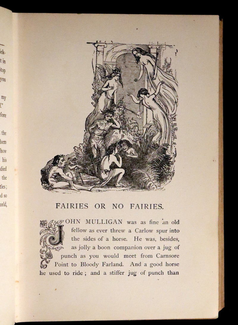 1902 Scarce Book - Fairy Legends and Traditions of the South of Ireland by T. Crofton Croker.