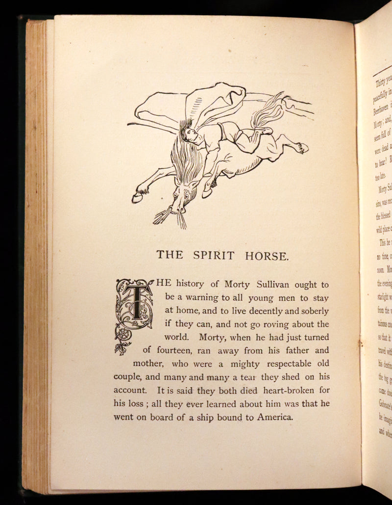 1902 Scarce Book - Fairy Legends and Traditions of the South of Ireland by T. Crofton Croker.