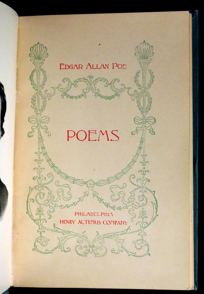 1890 Rare Book - The Raven and other Poems by Edgar Allan POE.