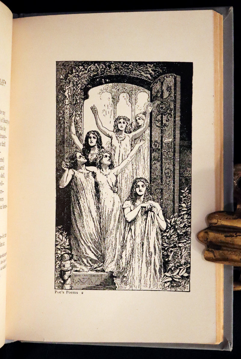 1890 Rare Book - The Raven and other Poems by Edgar Allan POE.