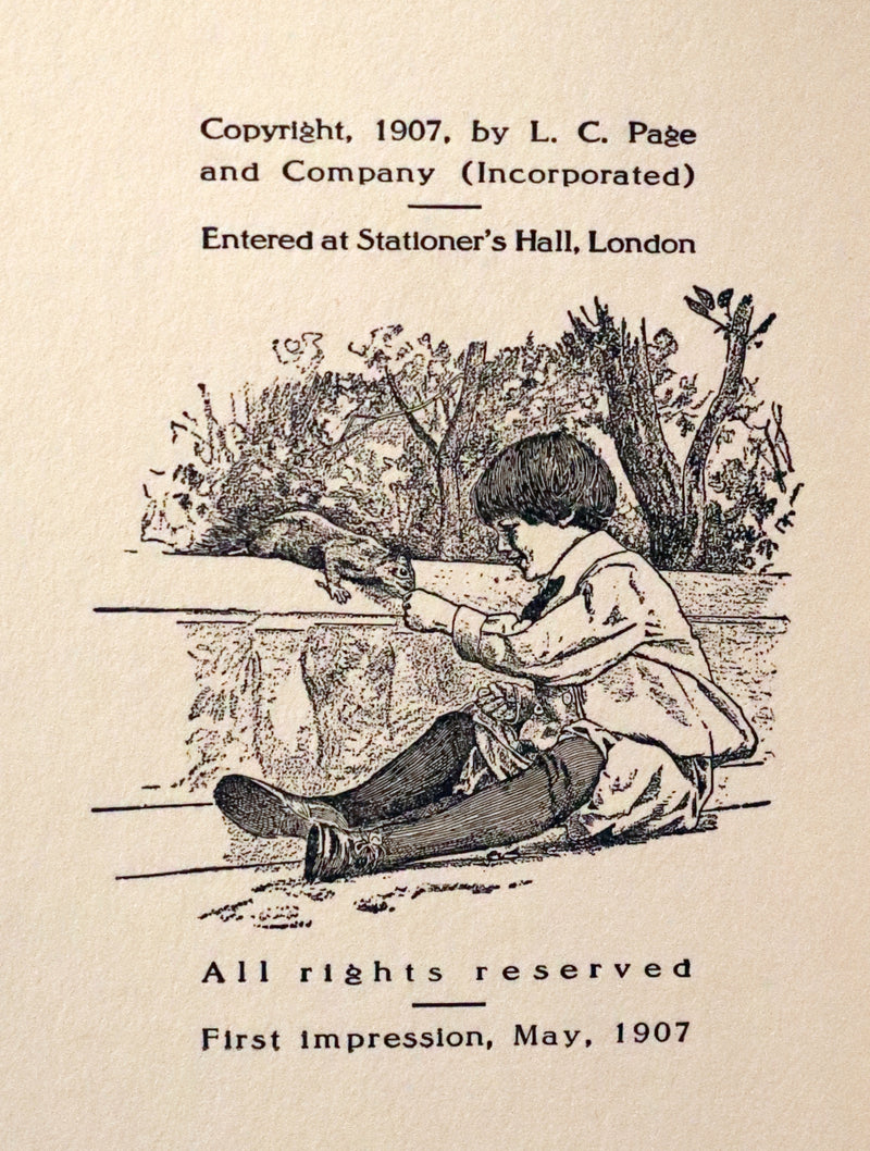 1907 Rare First Edition ~ Tenants of the Trees by Clarence Hawkes, Illustrated by Louis Rhead.