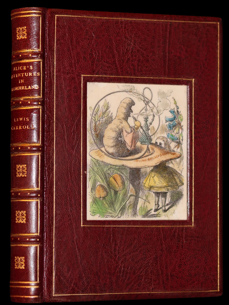 1869 Fine Cottage Binding - Alice's Adventures in Wonderland by Lewis Carroll.