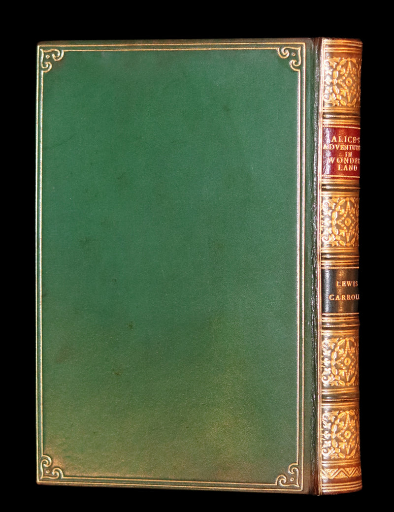 1931 "Miniature Edition" bound by RIVIERE - Alice's Adventures in Wonderland by Lewis Carroll.