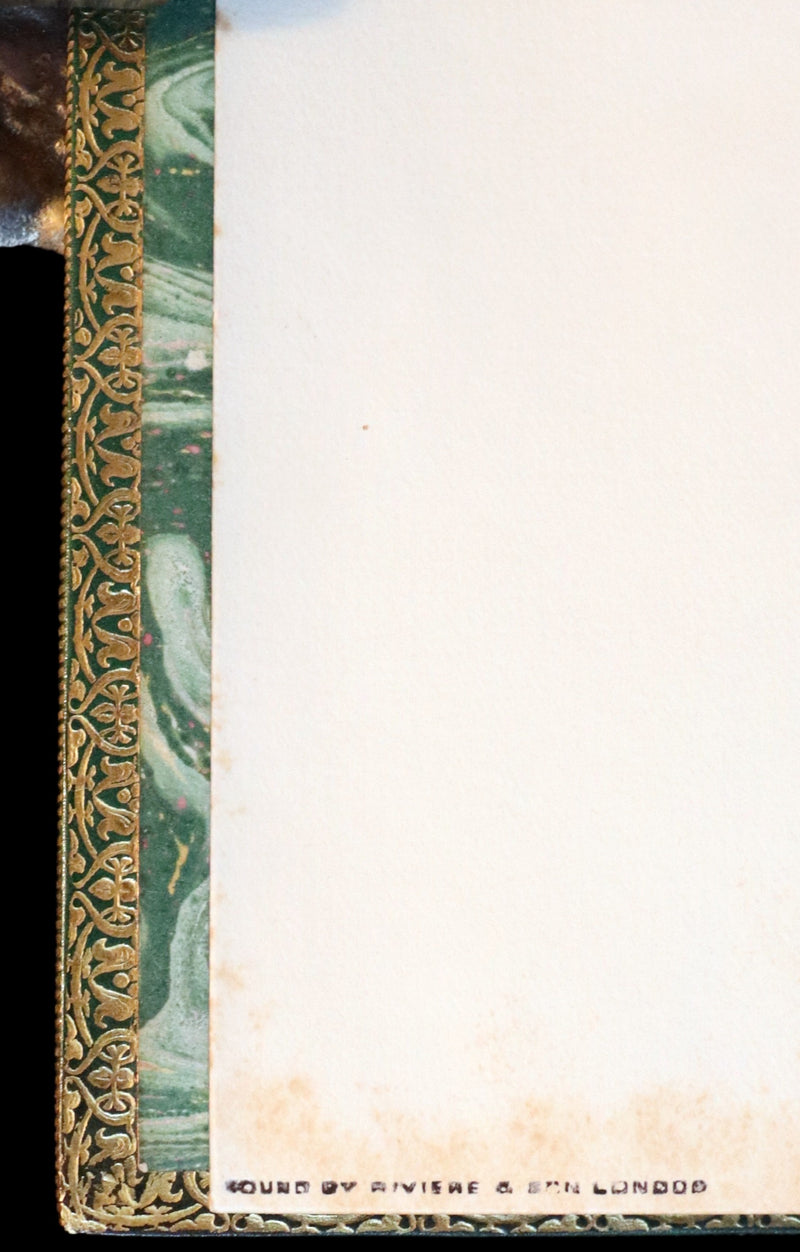 1931 "Miniature Edition" bound by RIVIERE - Alice's Adventures in Wonderland by Lewis Carroll.