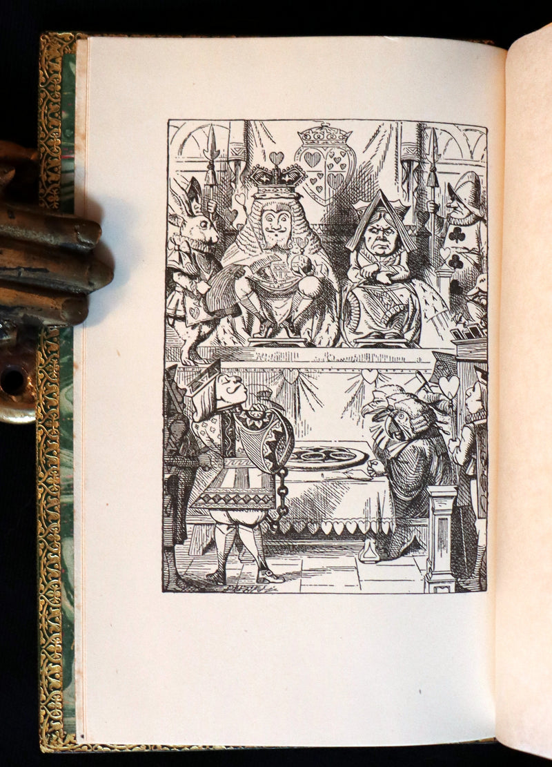 1931 "Miniature Edition" bound by RIVIERE - Alice's Adventures in Wonderland by Lewis Carroll.
