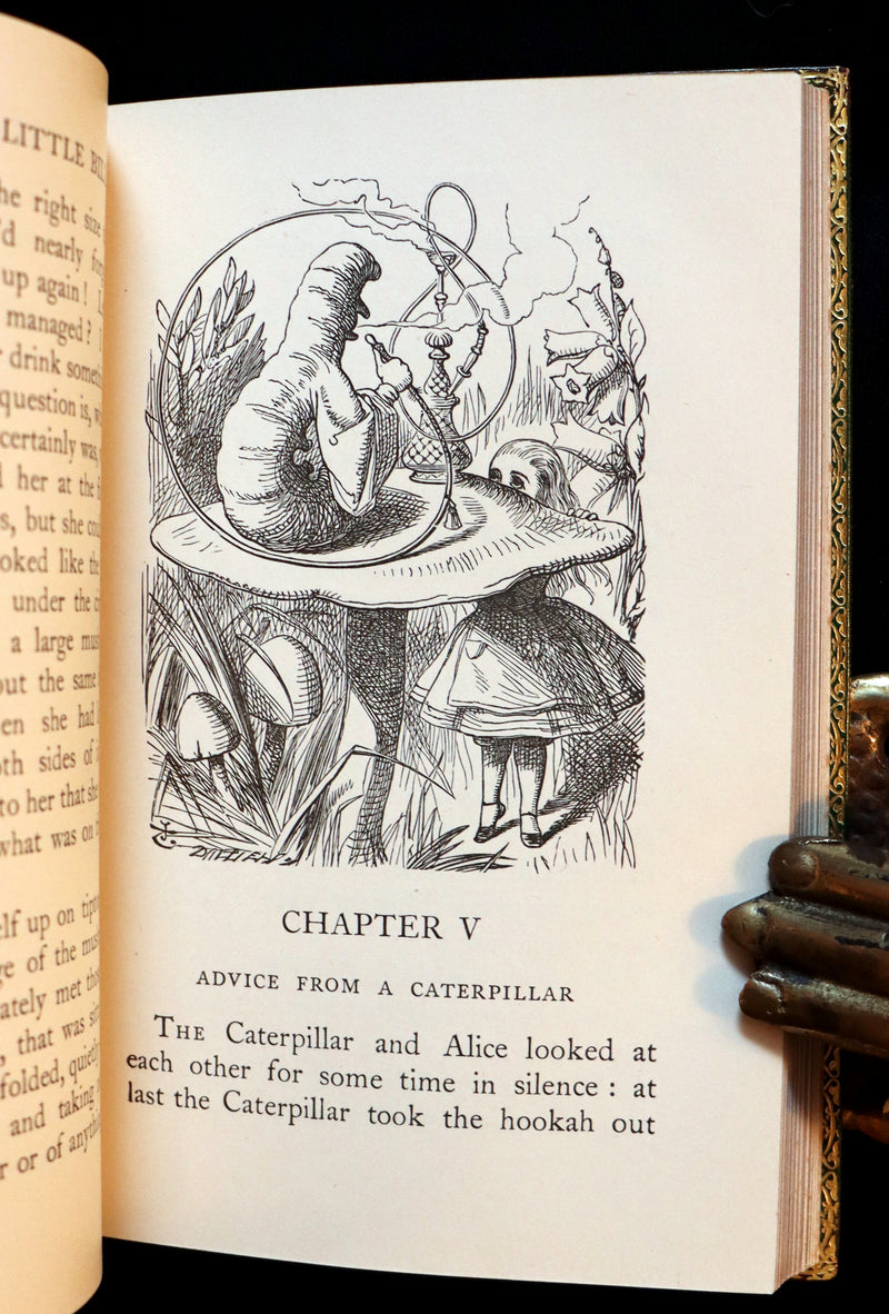 1931 "Miniature Edition" bound by RIVIERE - Alice's Adventures in Wonderland by Lewis Carroll.