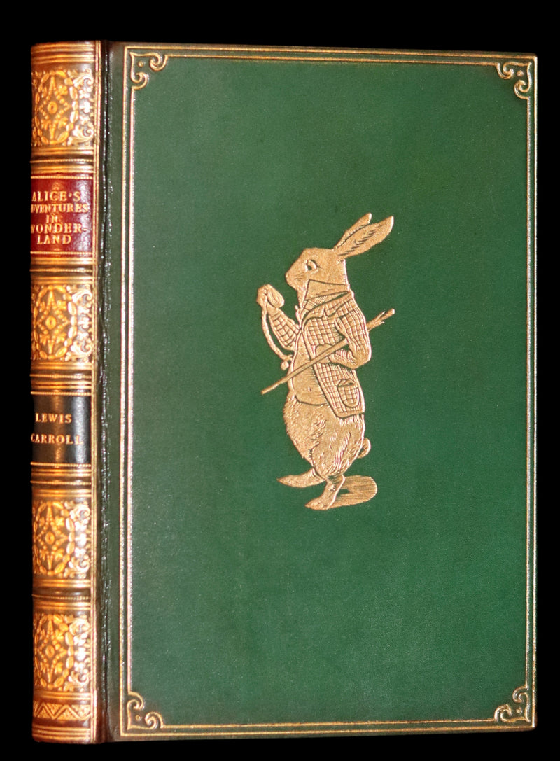 1931 "Miniature Edition" bound by RIVIERE - Alice's Adventures in Wonderland by Lewis Carroll.