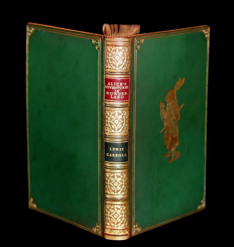 1931 "Miniature Edition" bound by RIVIERE - Alice's Adventures in Wonderland by Lewis Carroll.