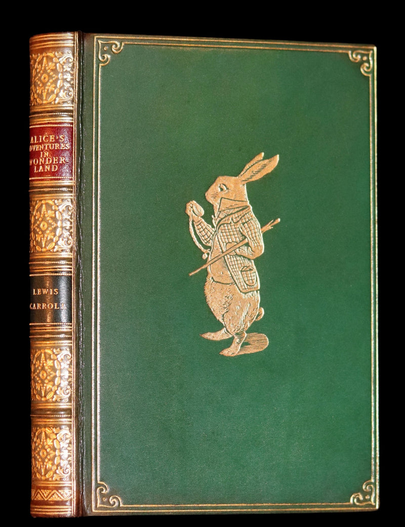1931 "Miniature Edition" bound by RIVIERE - Alice's Adventures in Wonderland by Lewis Carroll.