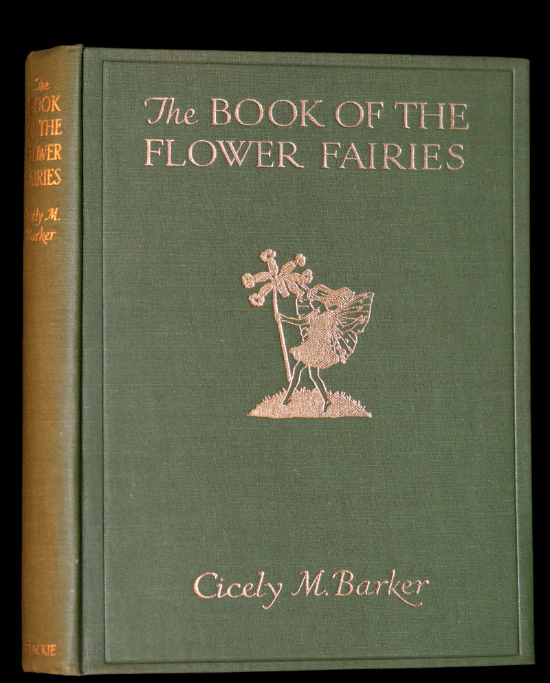 1940 Rare Book - THE BOOK OF THE FLOWER FAIRIES by Cicely Mary Barker with Dust Jacket.