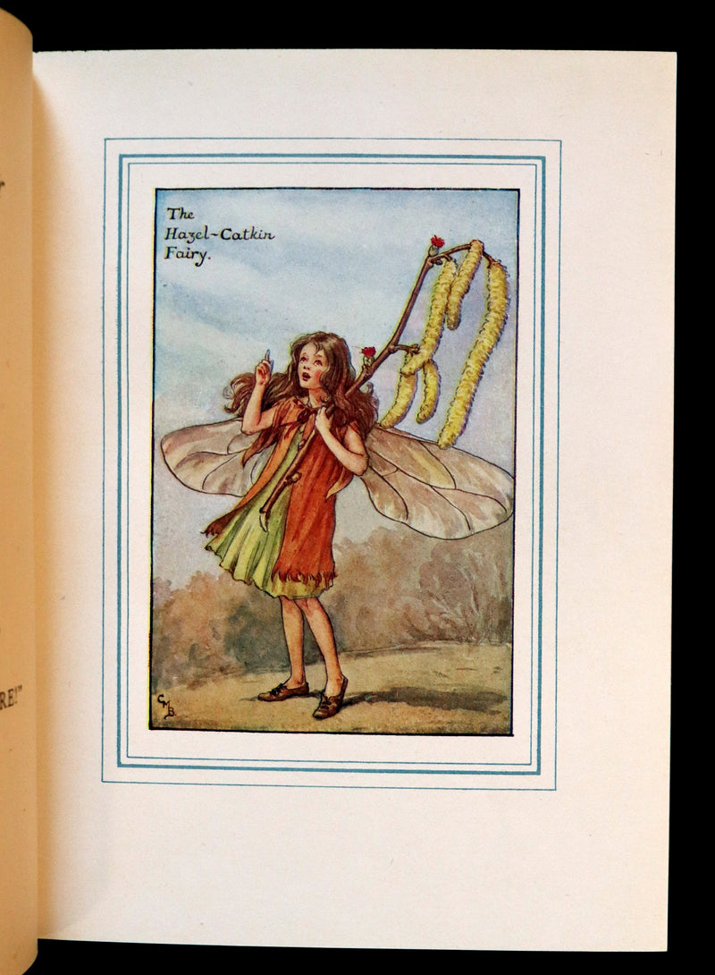 1940 Rare Book - THE BOOK OF THE FLOWER FAIRIES by Cicely Mary Barker with Dust Jacket.
