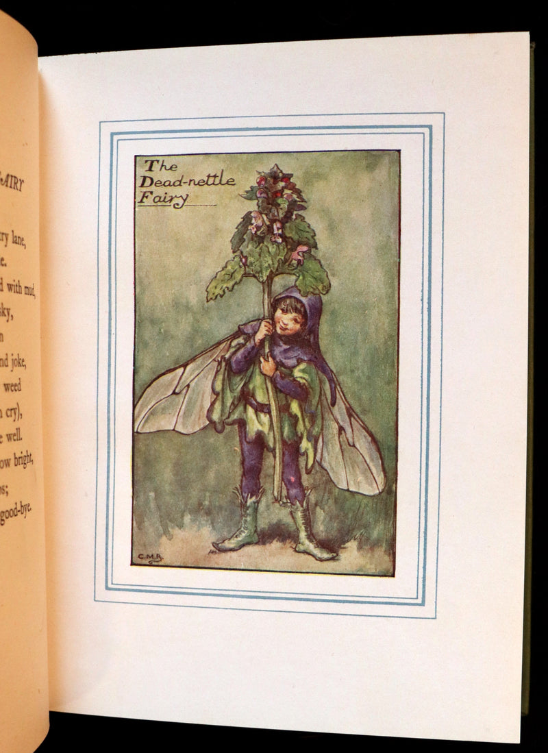 1940 Rare Book - THE BOOK OF THE FLOWER FAIRIES by Cicely Mary Barker with Dust Jacket.