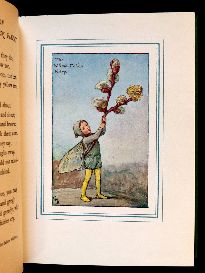 1940 Rare Book - THE BOOK OF THE FLOWER FAIRIES by Cicely Mary Barker with Dust Jacket.