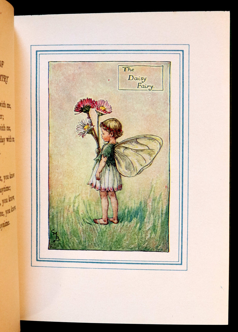 1940 Rare Book - THE BOOK OF THE FLOWER FAIRIES by Cicely Mary Barker with Dust Jacket.