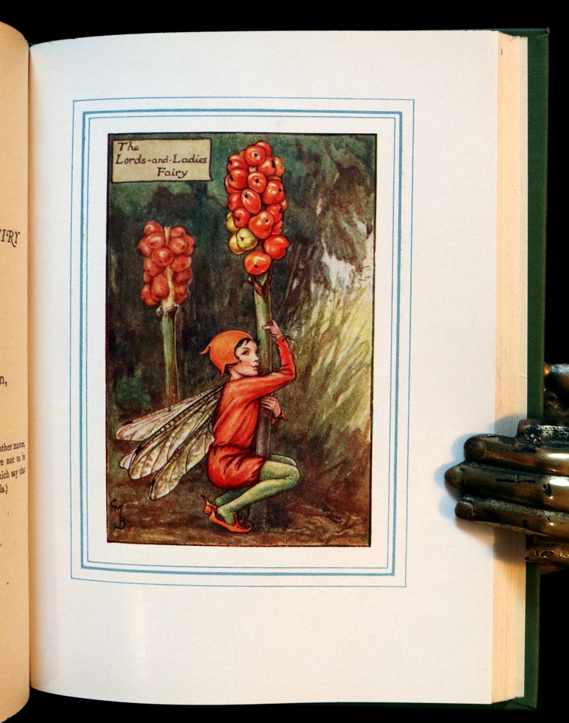 1940 Rare Book - THE BOOK OF THE FLOWER FAIRIES by Cicely Mary Barker with Dust Jacket.