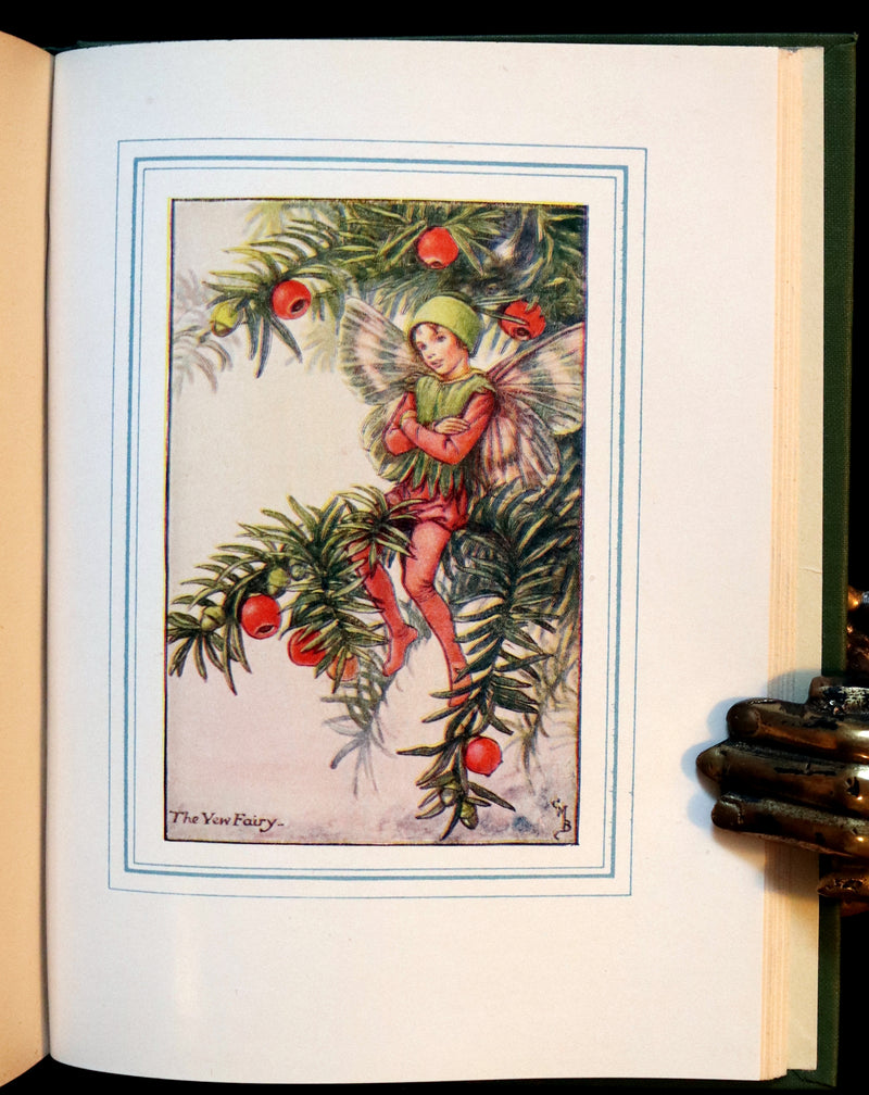 1940 Rare Book - THE BOOK OF THE FLOWER FAIRIES by Cicely Mary Barker with Dust Jacket.