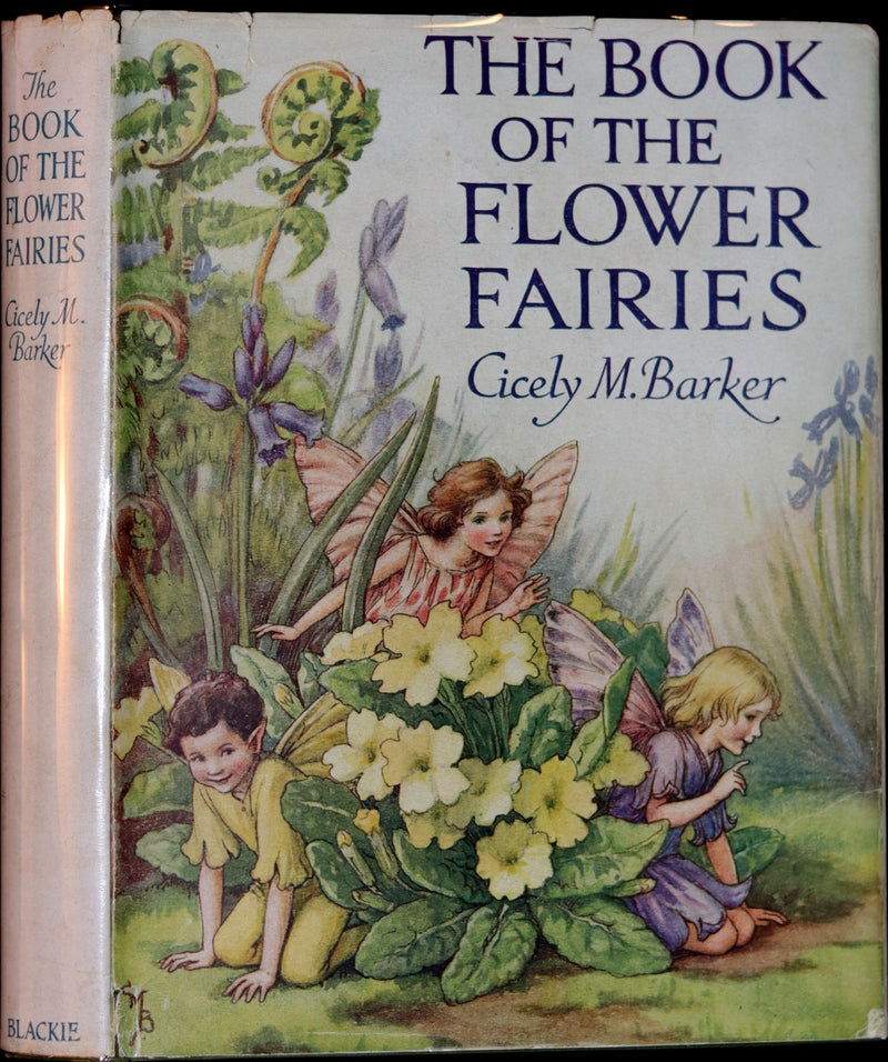 1940 Rare Book - THE BOOK OF THE FLOWER FAIRIES by Cicely Mary Barker with Dust Jacket.
