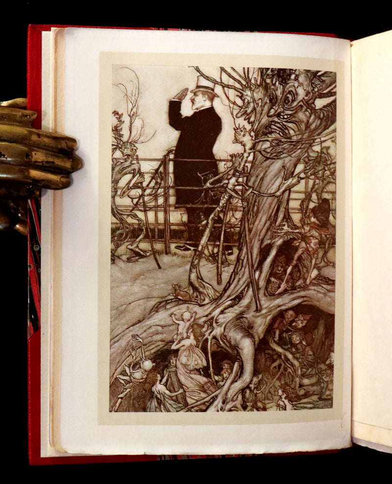 1920 Rare Book - PETER PAN in Kensington Garden illustrated by Arthur Rackham.