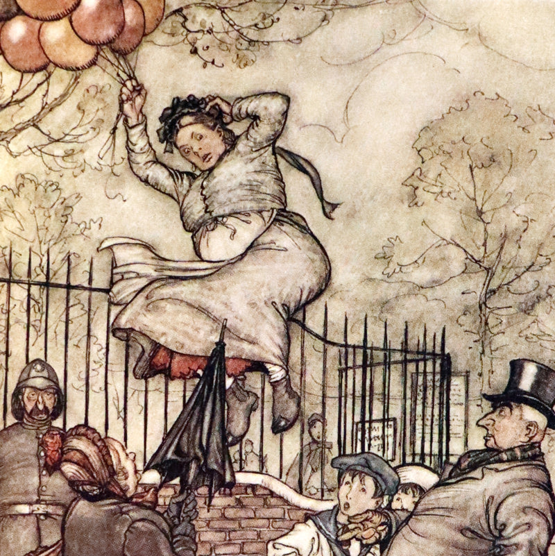 1920 Rare Book - PETER PAN in Kensington Garden illustrated by Arthur Rackham.