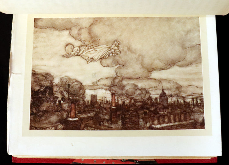 1920 Rare Book - PETER PAN in Kensington Garden illustrated by Arthur Rackham.