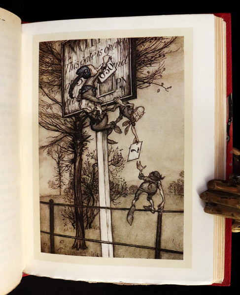 1920 Rare Book - PETER PAN in Kensington Garden illustrated by Arthur Rackham.